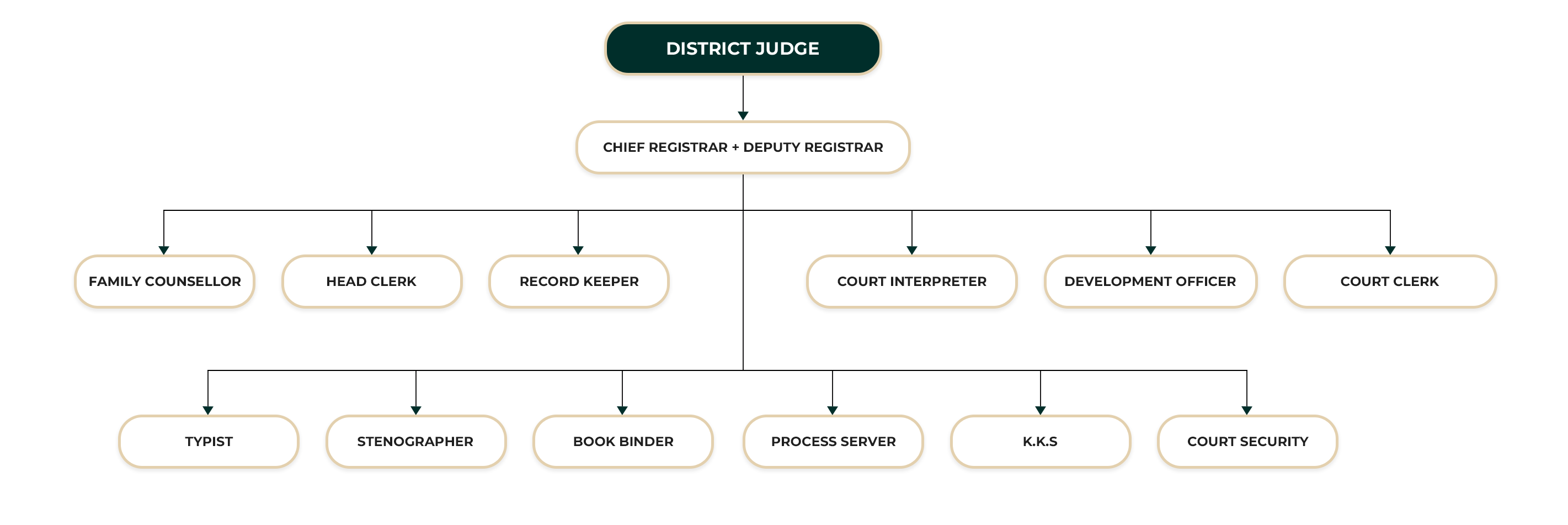 District Court Dambulla ORGANIZATIONAL STRUCTURE